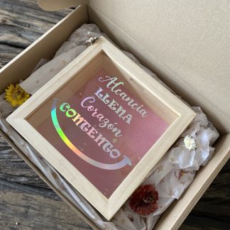 Alcancía madera personalizada