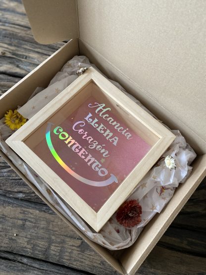 Alcancía madera personalizada